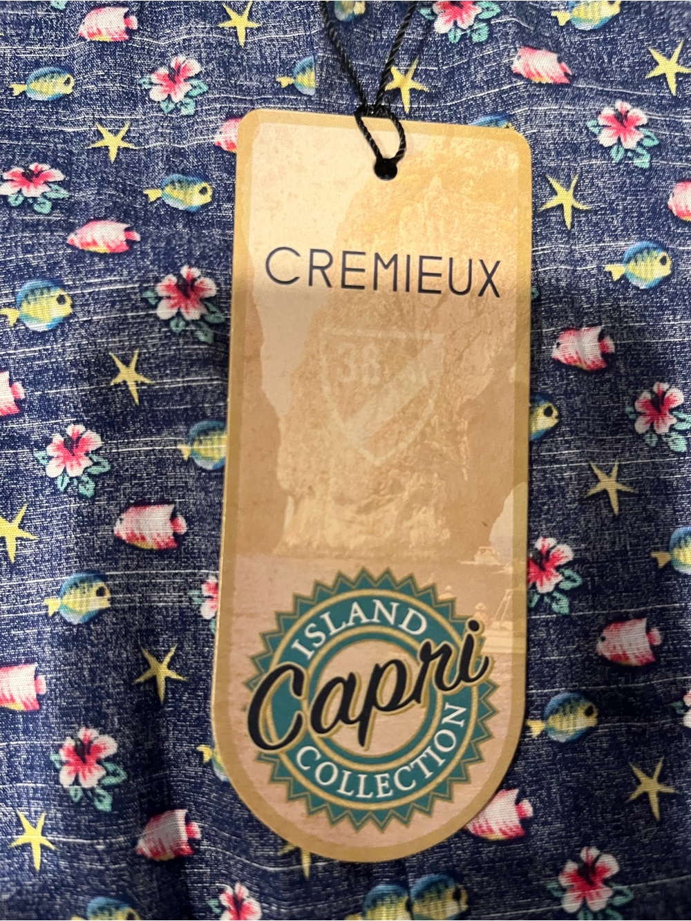 DANIEL CREMIEUX Island Capri Collection Long Sleeve Floral XXL NWT MSRP $89.50 - Picture 3 of 5